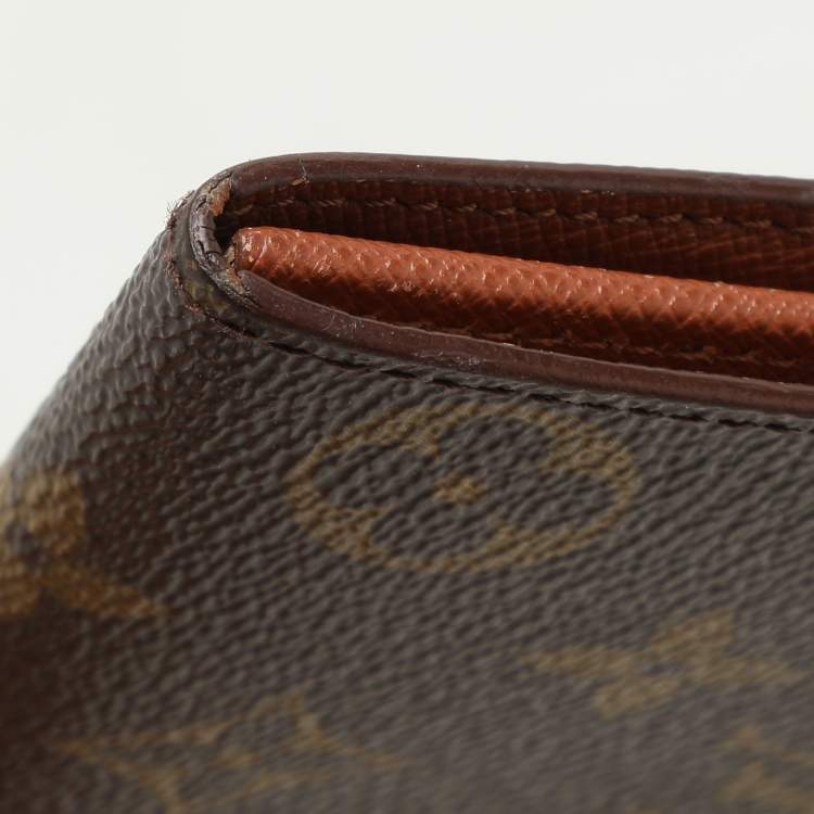 Pre Owned Louis Vuitton Monogram Canvas Sarah Wallet