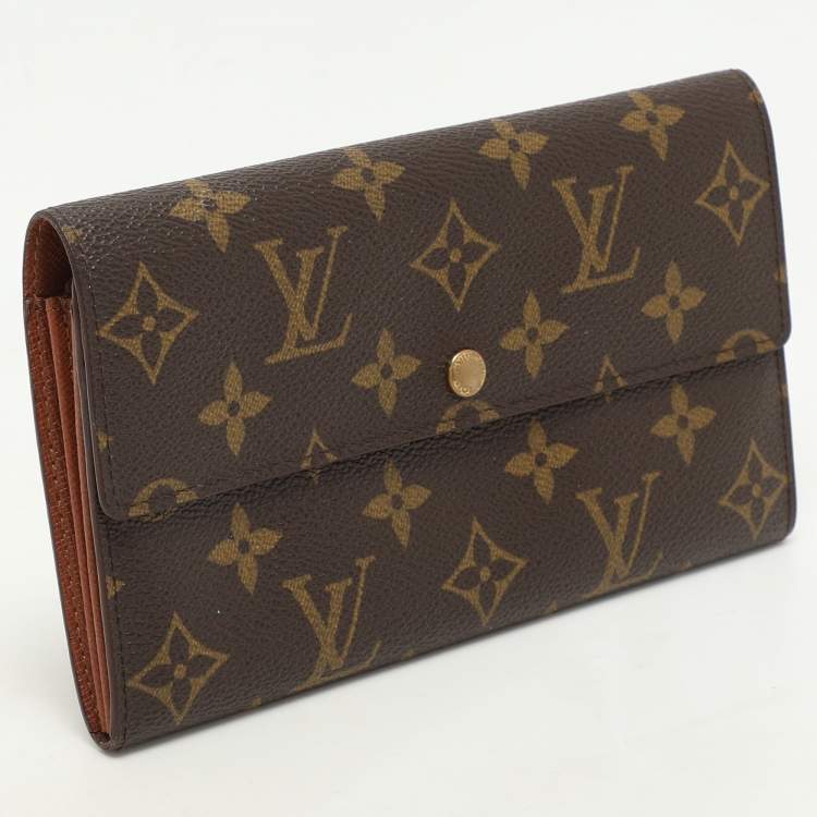 Pre Owned Louis Vuitton Monogram Canvas Sarah Wallet