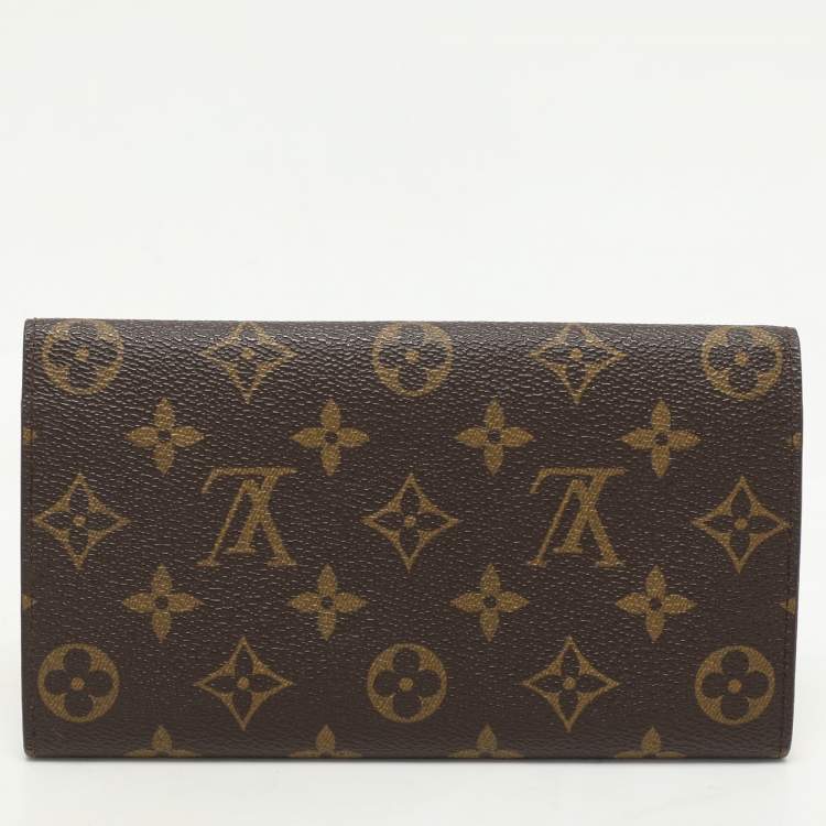 Pre Owned Louis Vuitton Monogram Canvas Sarah Wallet