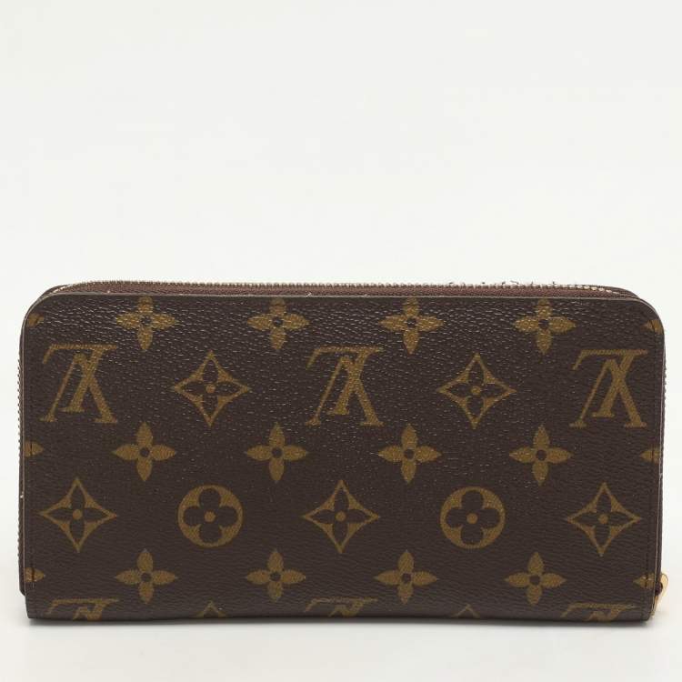 Pre Owned Louis Vuitton Monogram Canvas Zippy Wallet 