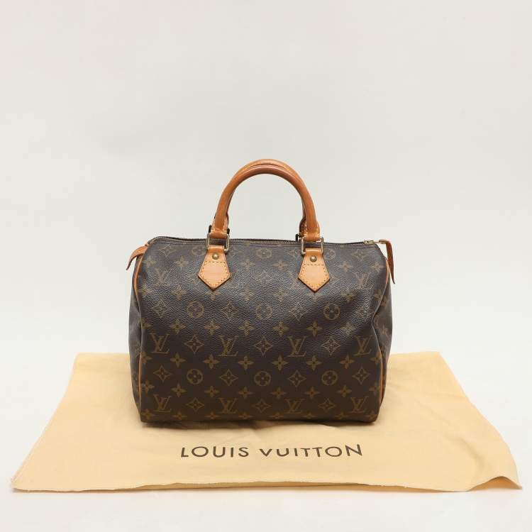 Pre Owned Louis Vuitton Monogram Canvas Speedy 30 Bag