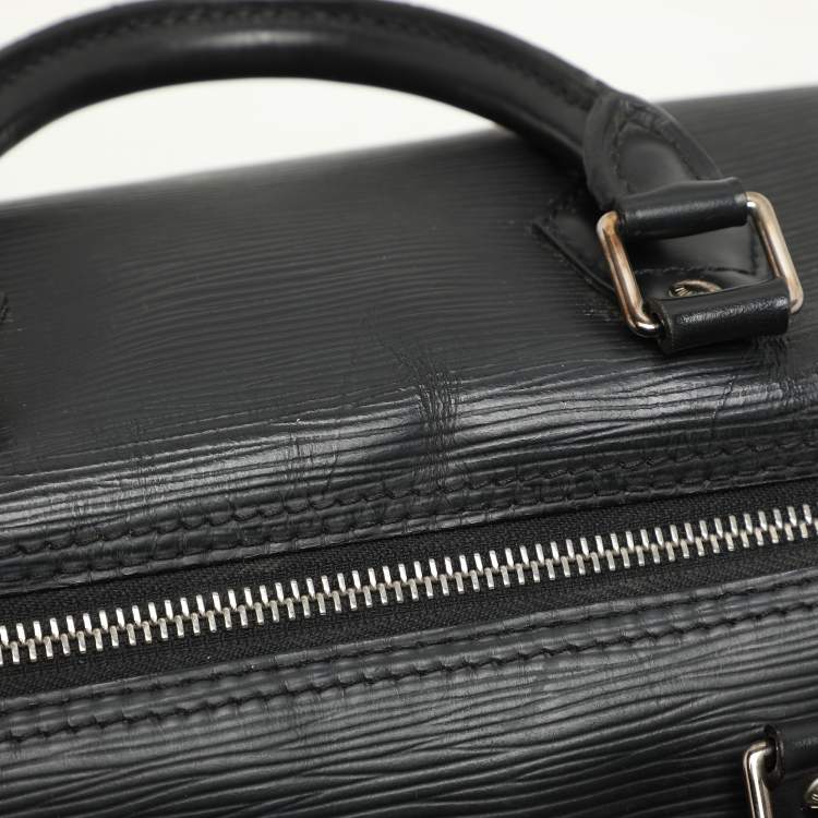 Pre Owned Louis Vuitton Black Epi Leather Speedy 30 Bag