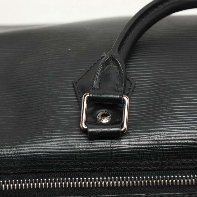 Pre Owned Louis Vuitton Black Epi Leather Speedy 30 Bag