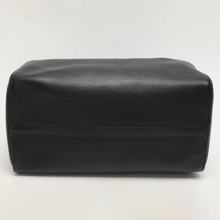 Pre Owned Louis Vuitton Black Epi Leather Speedy 30 Bag