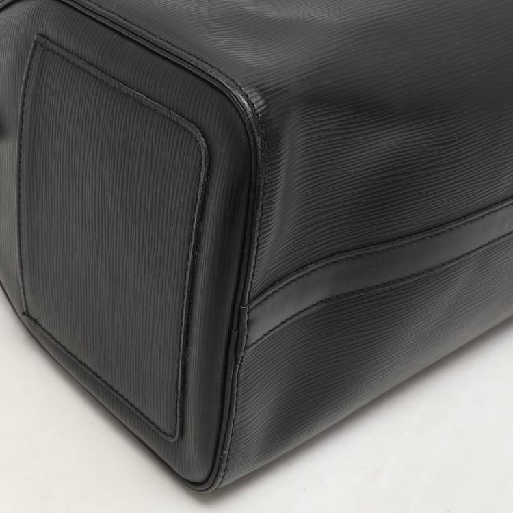 Pre Owned Louis Vuitton Black Epi Leather Speedy 30 Bag