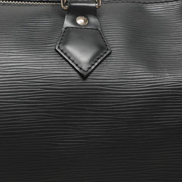 Pre Owned Louis Vuitton Black Epi Leather Speedy 30 Bag
