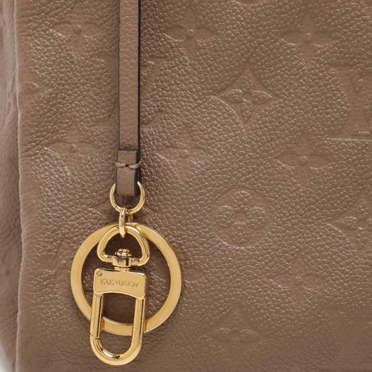 Pre Owned Louis Vuitton Beige Monogram Empreinte Leather Artsy MM Bag