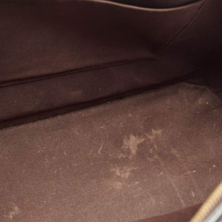 Pre Owned Louis Vuitton Amarante Monogram Vernis Alma GM Bag