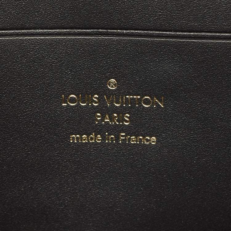 Pre Owned Louis Vuitton Monogram Reverse Canvas Dauphine Wallet on Chain