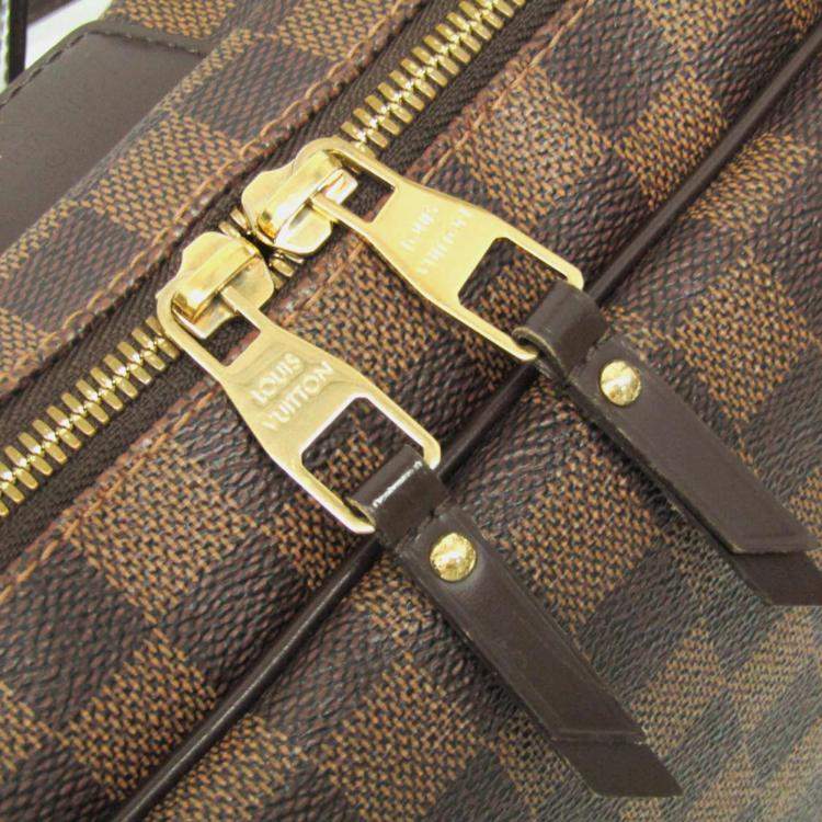 Pre Owned  Louis Vuitton Brown Damier Ebene Rivington PM Shoulder Bag 