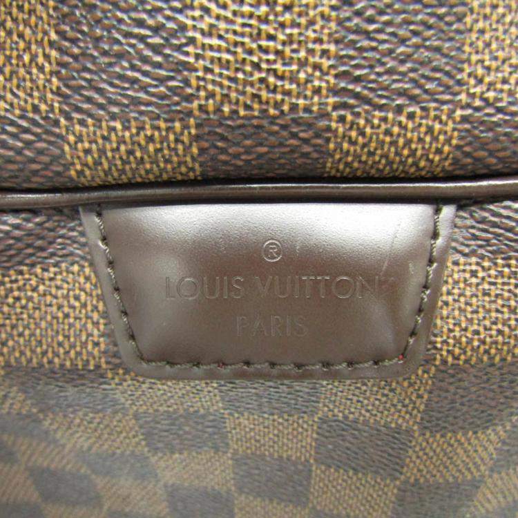 Pre Owned  Louis Vuitton Brown Damier Ebene Rivington PM Shoulder Bag 