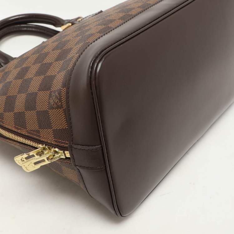 Pre Owned Louis Vuitton Damier Ebene Canvas Alma PM Bag