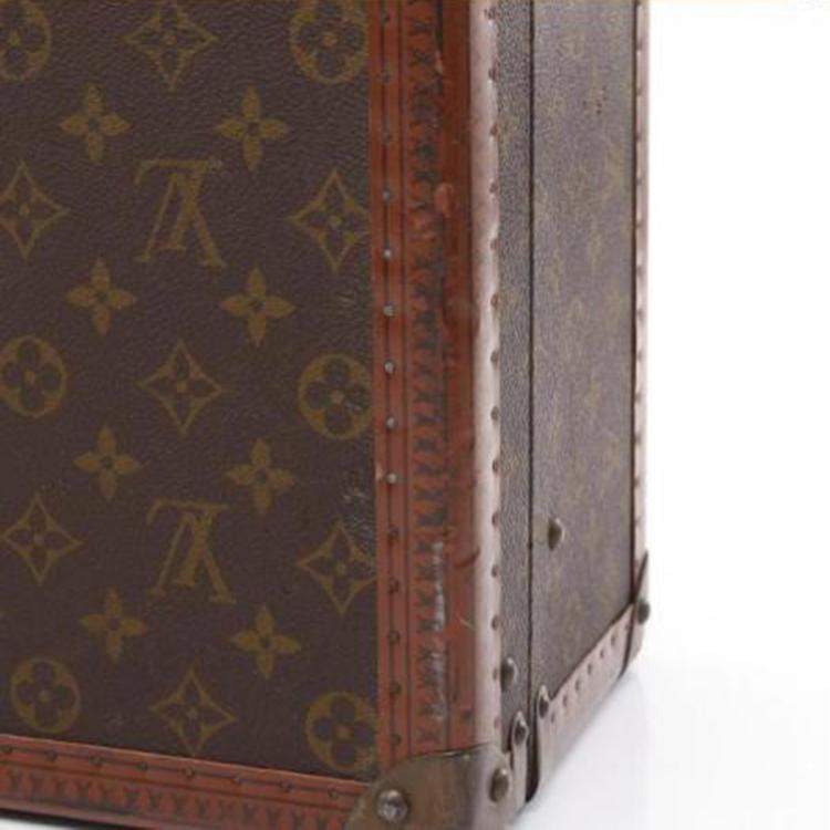 Pre Owned Louis Vuitton Brown Monogram Trunk 