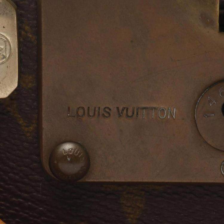 Pre Owned Louis Vuitton Brown Monogram Trunk 