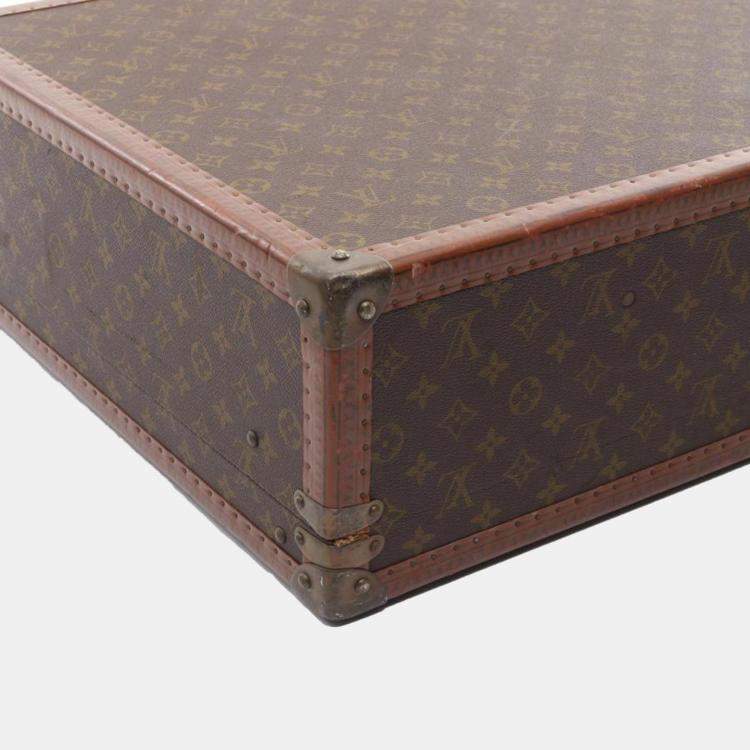 Pre Owned Louis Vuitton Brown Monogram Trunk 