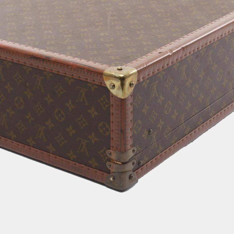 Pre Owned Louis Vuitton Brown Monogram Trunk 