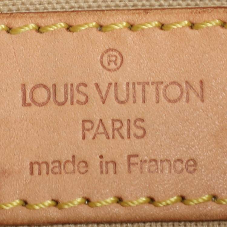 Pre Owned Louis Vuitton Damier Azur Canvas Naviglio Crossbody Bag