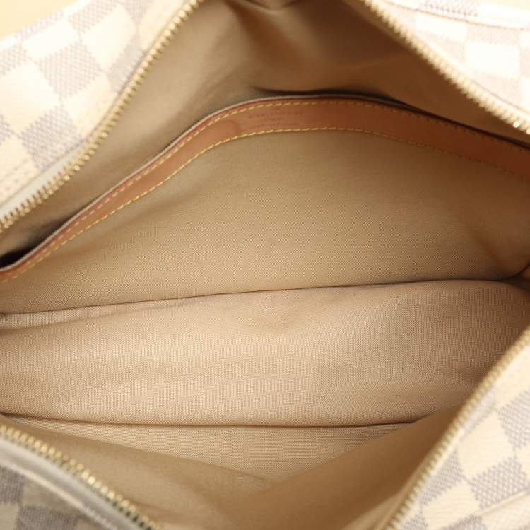 Pre Owned Louis Vuitton Damier Azur Canvas Naviglio Crossbody Bag