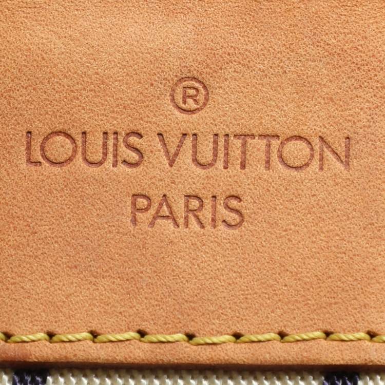Pre Owned Louis Vuitton Damier Azur Canvas Naviglio Crossbody Bag