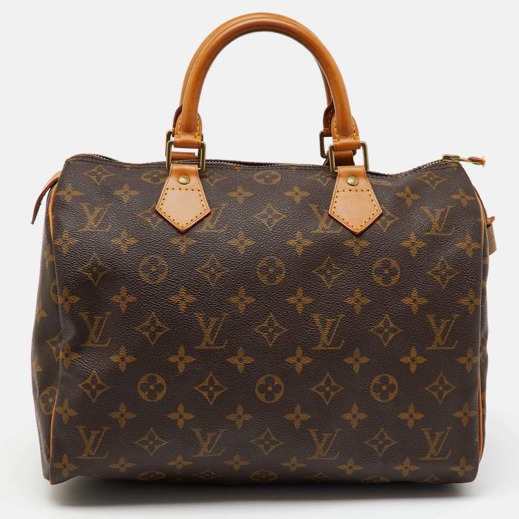 Pre Owned Louis Vuitton Monogram Canvas Speedy 30 Bag