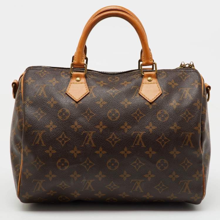 Pre Owned Louis Vuitton Monogram Canvas Speedy Bandouliere 30 Bag