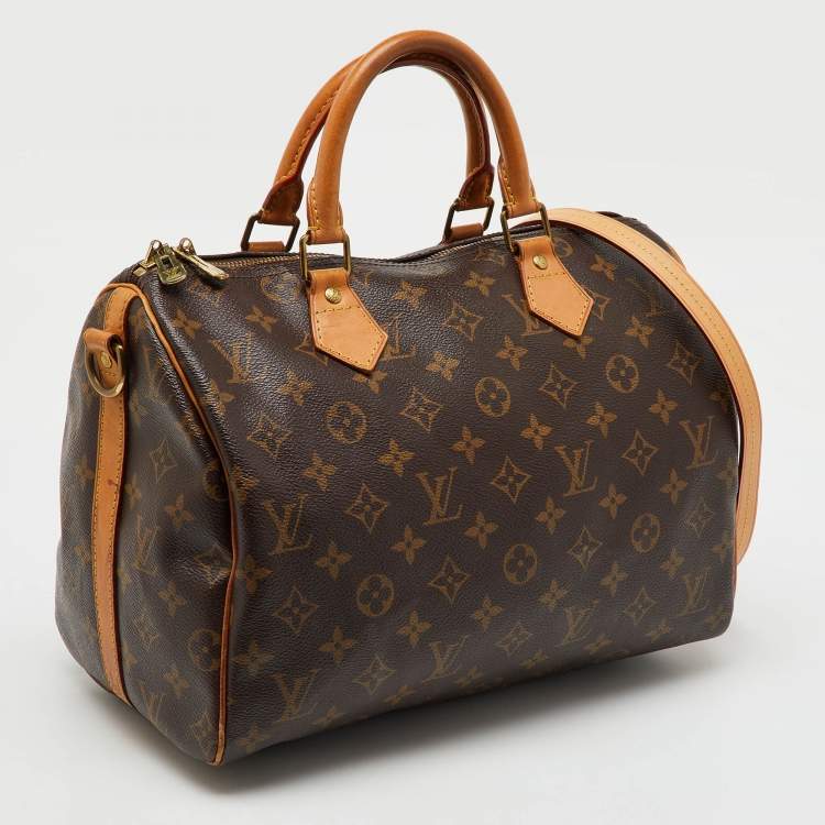Pre Owned Louis Vuitton Monogram Canvas Speedy Bandouliere 30 Bag