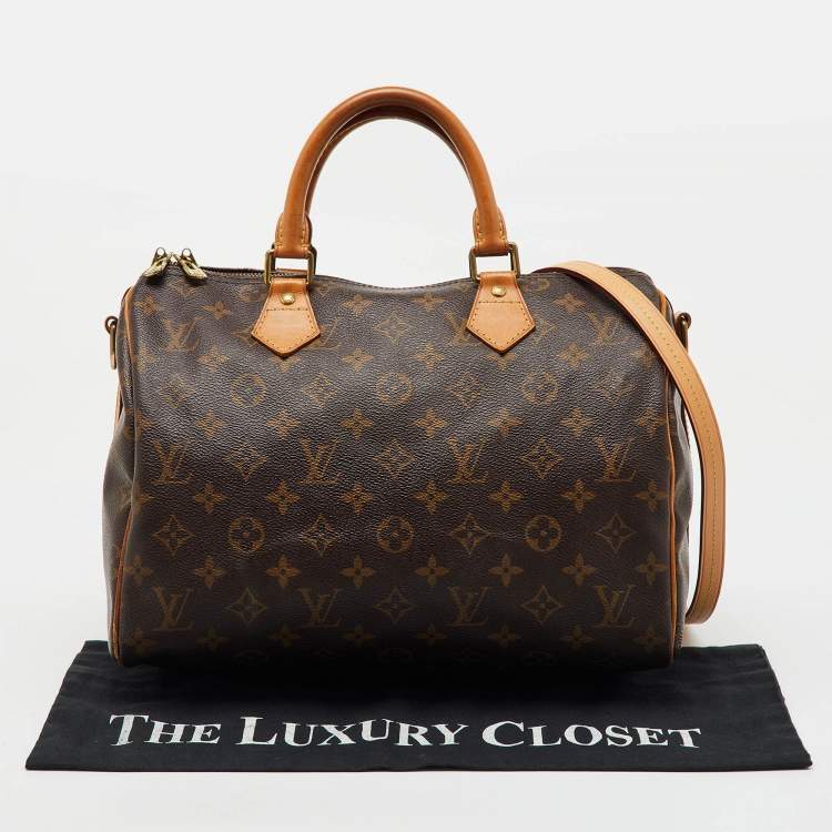 Pre Owned Louis Vuitton Monogram Canvas Speedy Bandouliere 30 Bag