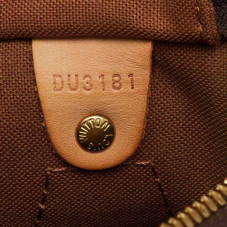 Pre Owned Louis Vuitton Monogram Canvas Speedy Bandouliere 30 Bag