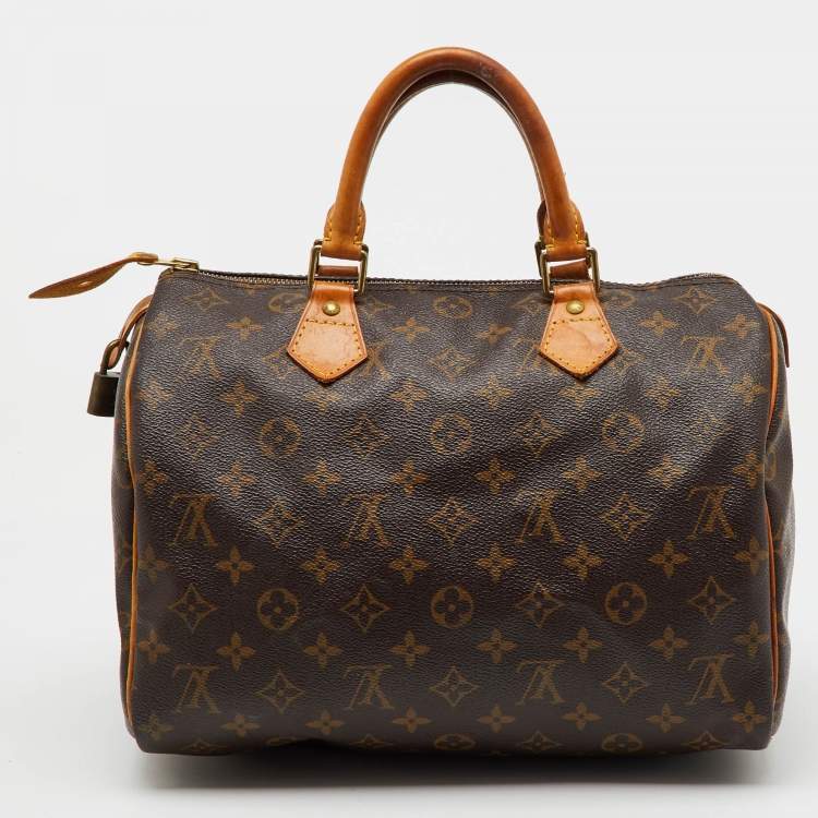 Pre Owned Louis Vuitton Monogram Canvas Speedy 30 Bag