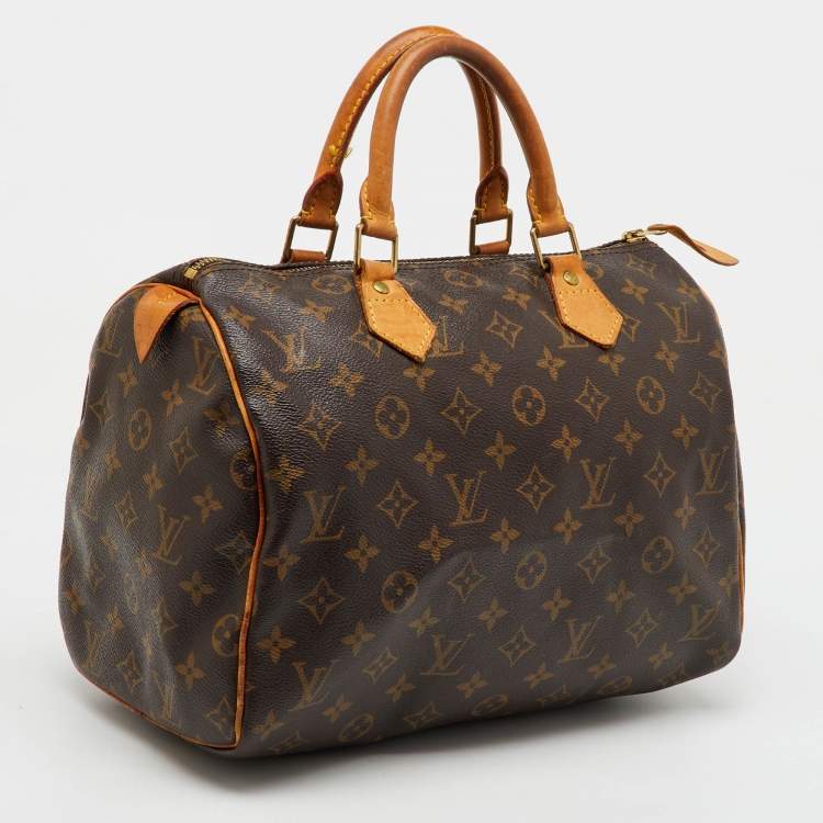 Pre Owned Louis Vuitton Monogram Canvas Speedy 30 Bag