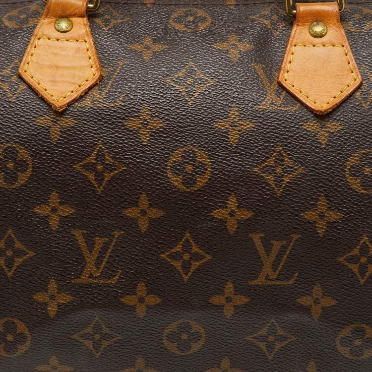 Pre Owned Louis Vuitton Monogram Canvas Speedy 30 Bag