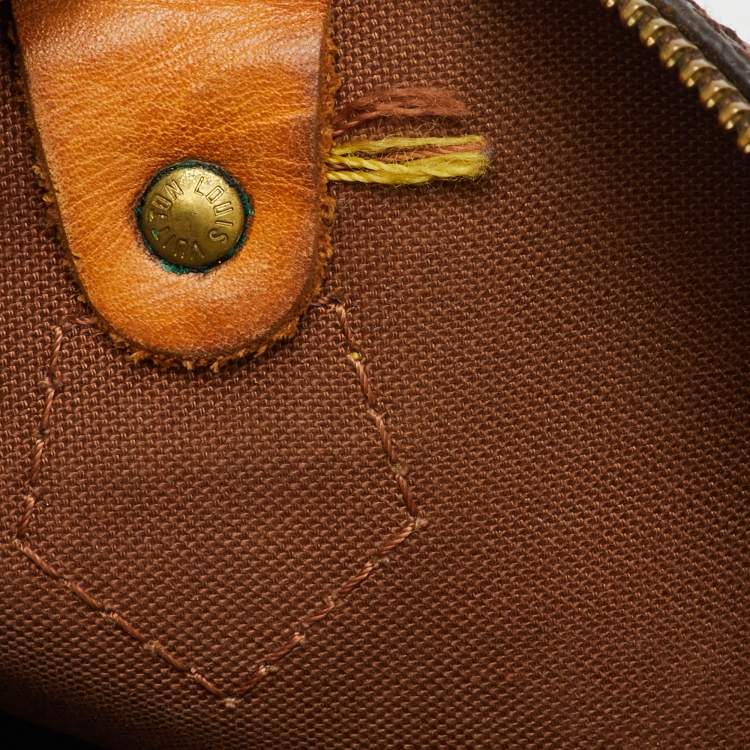 Pre Owned Louis Vuitton Monogram Canvas Speedy 30 Bag