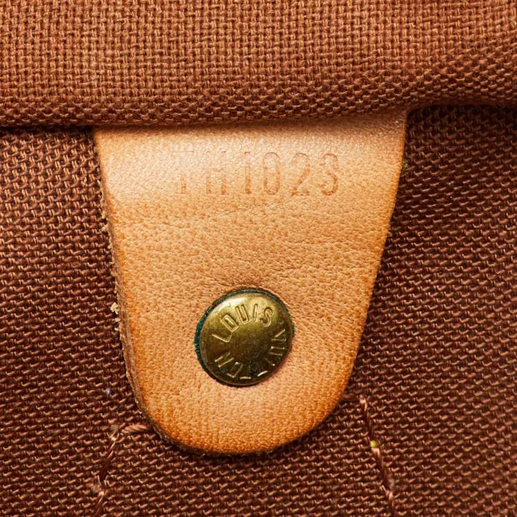 Pre Owned Louis Vuitton Monogram Canvas Speedy 30 Bag