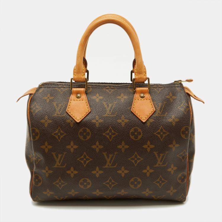 Pre Owned Louis Vuitton Monogram Canvas Speedy 25 Bag