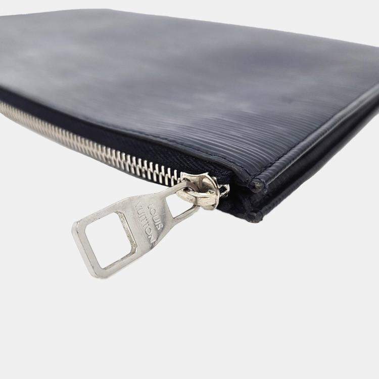 Pre Owned Louis Vuitton Black Epi Leather Epi Pochette Jour GM bag