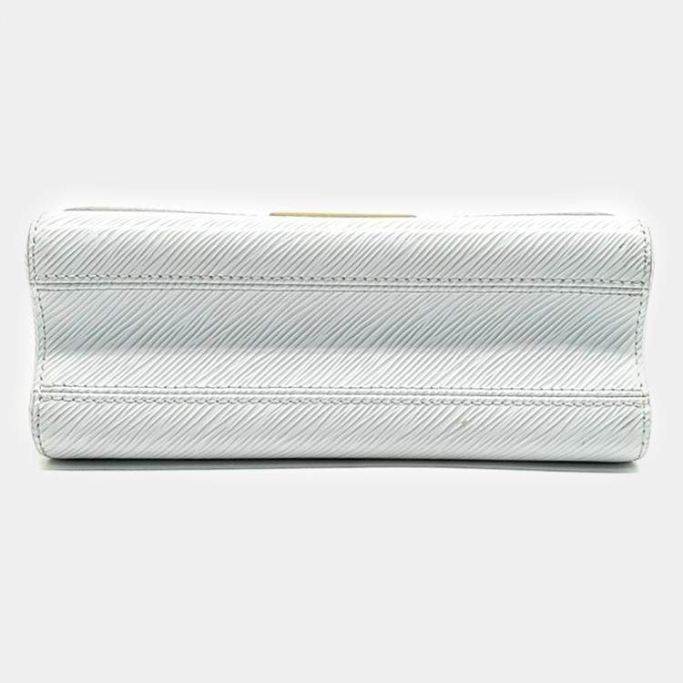 Pre Owned Louis Vuitton White Epi Leather Epi Twist MM bag