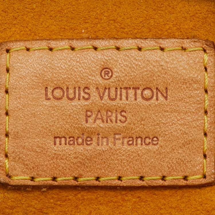 Pre Owned Louis Vuitton Monogram Denim Baggy GM Bag