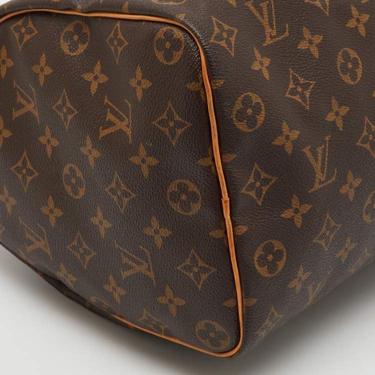 Pre Owned Louis Vuitton Monogram Canvas Speedy 35 Bag