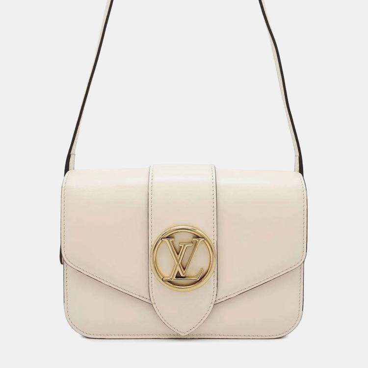 Pre Owned Louis Vuitton Smooth Cowhide Leather Pont Neuf Shoulder Bag