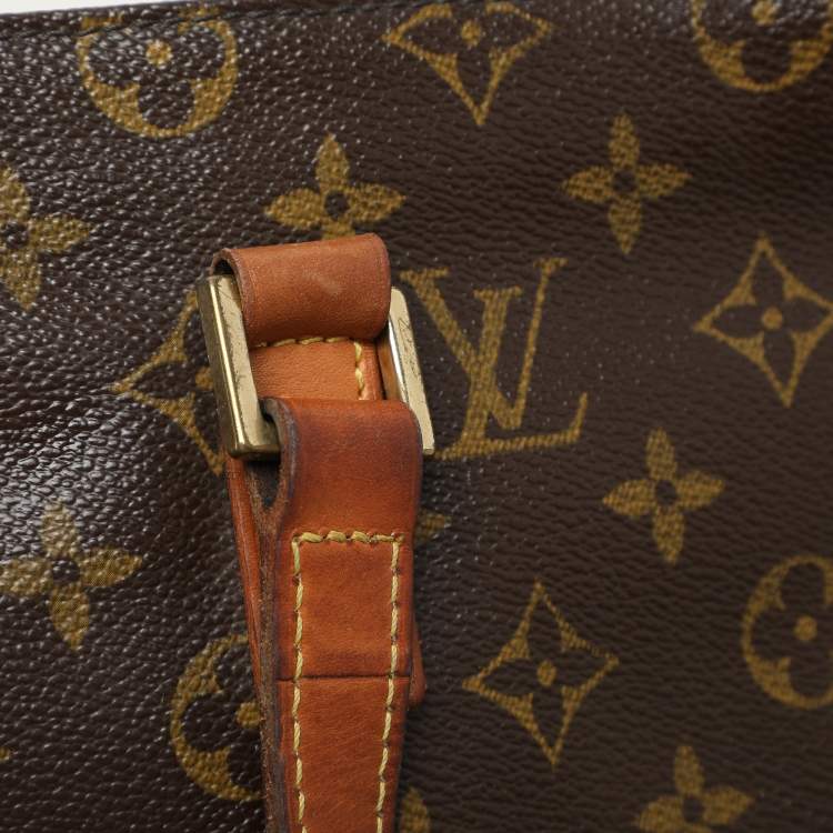 Pre Owned Louis Vuitton Monogram Canvas and Leather Cabas Piano Bag