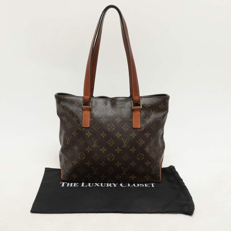 Pre Owned Louis Vuitton Monogram Canvas and Leather Cabas Piano Bag