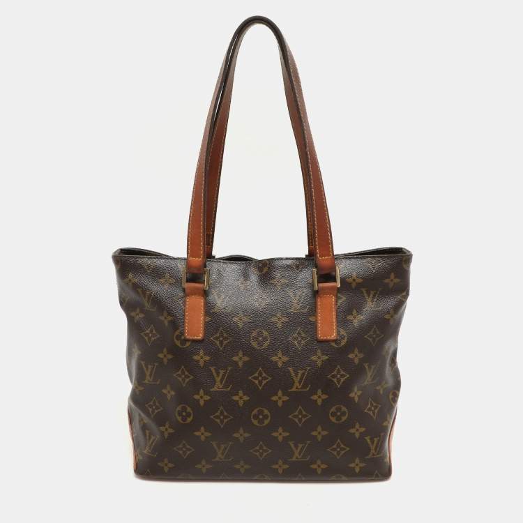 Pre Owned Louis Vuitton Monogram Canvas and Leather Cabas Piano Bag