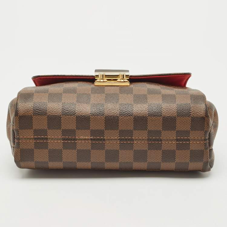 Pre Owned Louis Vuitton Damier Ebene Canvas Croisette Bag