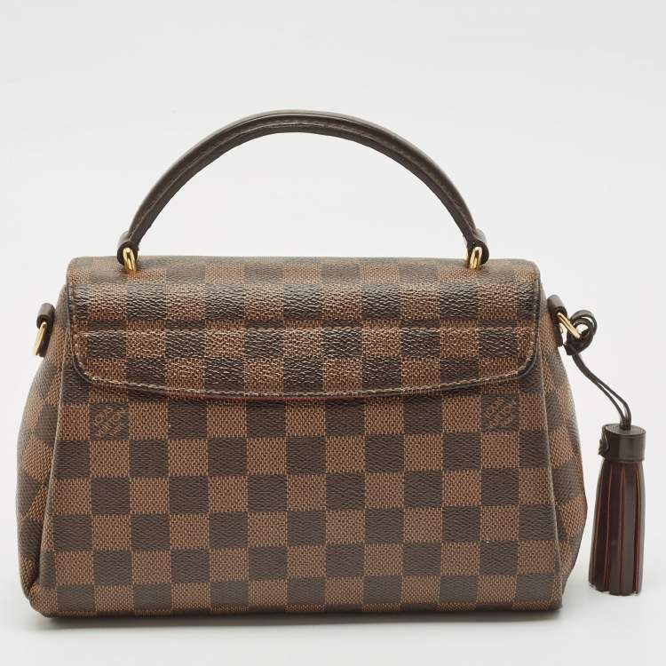 Pre Owned Louis Vuitton Damier Ebene Canvas Croisette Bag