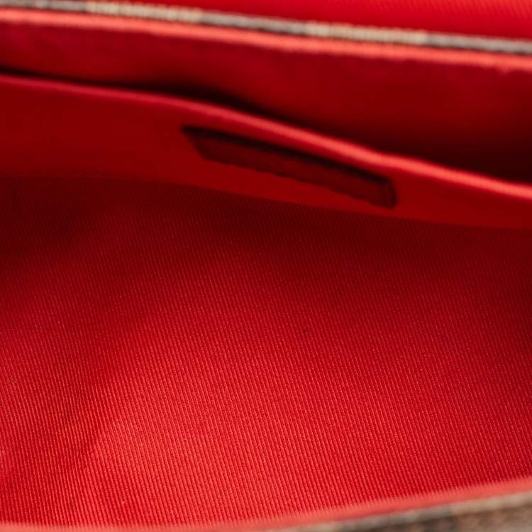 Pre Owned Louis Vuitton Damier Ebene Canvas Croisette Bag