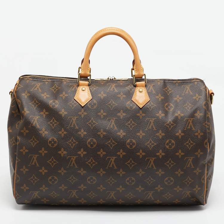 Pre Owned Louis Vuitton Monogram Canvas Speedy Bandoulière 40 Bag