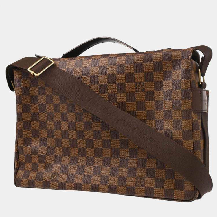 Pre Owned Louis Vuitton Damier Ebene Broadway Business Handbag