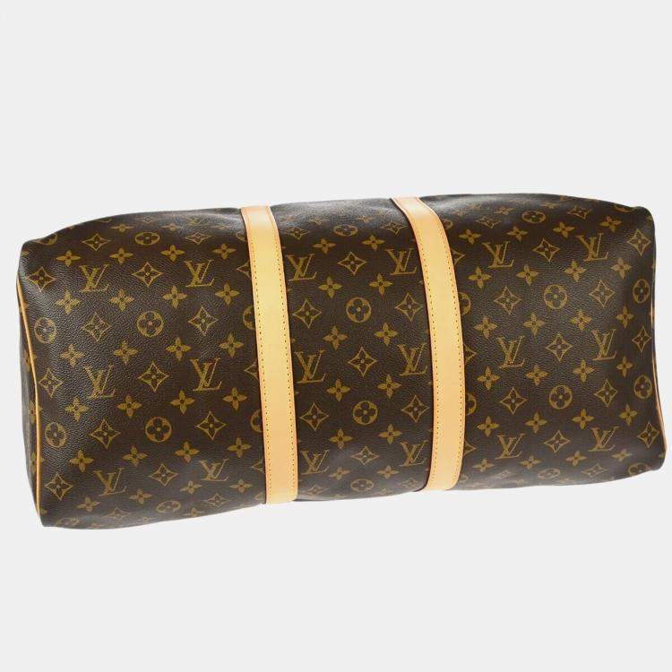 مملوكة مسبقًا Louis Vuitton Monogram Keepall 50 Duffle Travel Handbag