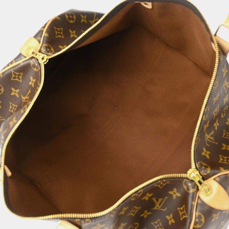 مملوكة مسبقًا Louis Vuitton Monogram Keepall 50 Duffle Travel Handbag