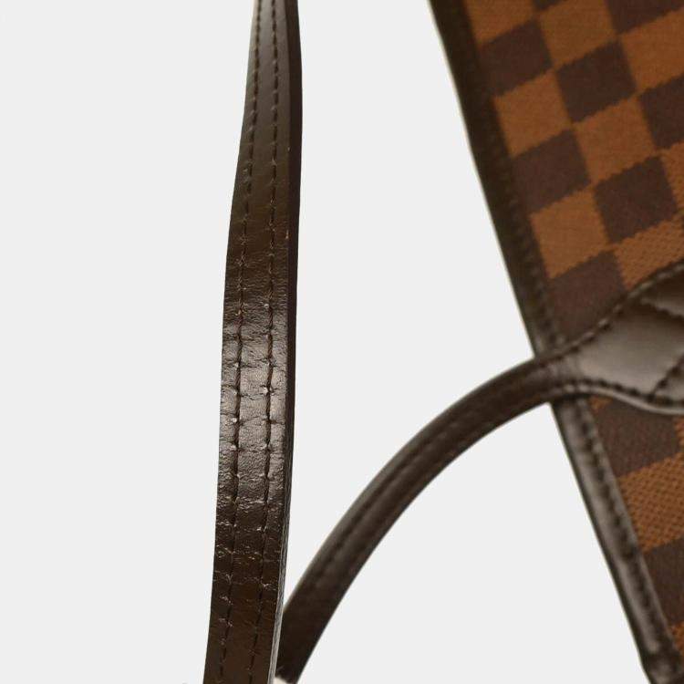 Pre Owned Louis Vuitton Brown Damier Ebene Neverfull GM Tote Handbag